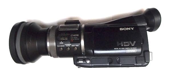 hvr-a1jーJUNK品　LCDパネル表示＆操作できず　撮影記録はOK