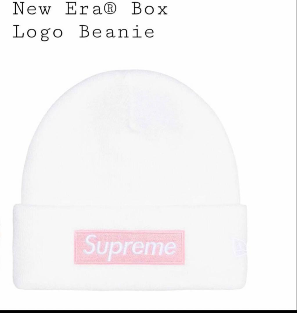 シュプリーム　ニューエラ　New Era Box Logo Beanie 白25
