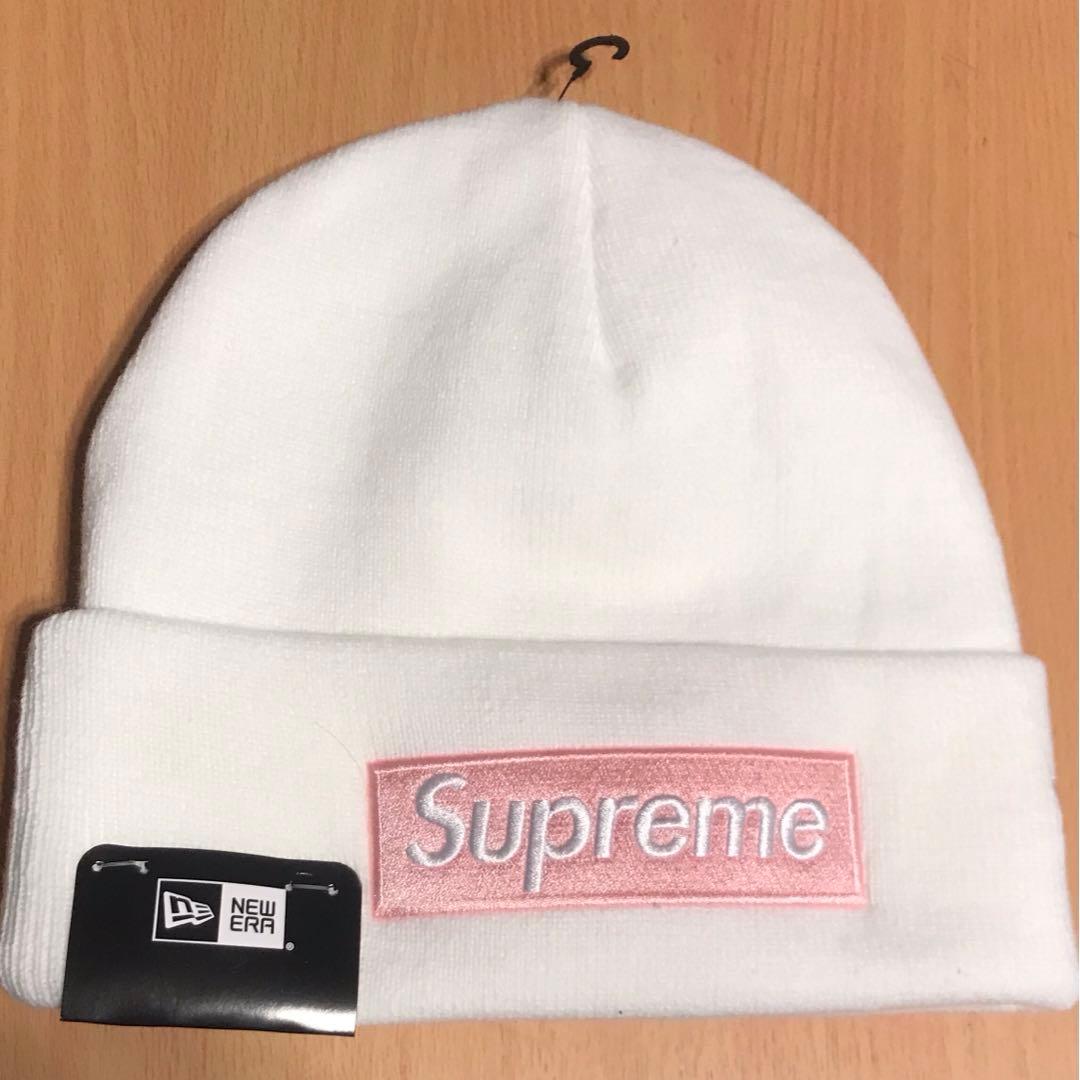シュプリーム　ニューエラ　New Era Box Logo Beanie 白25