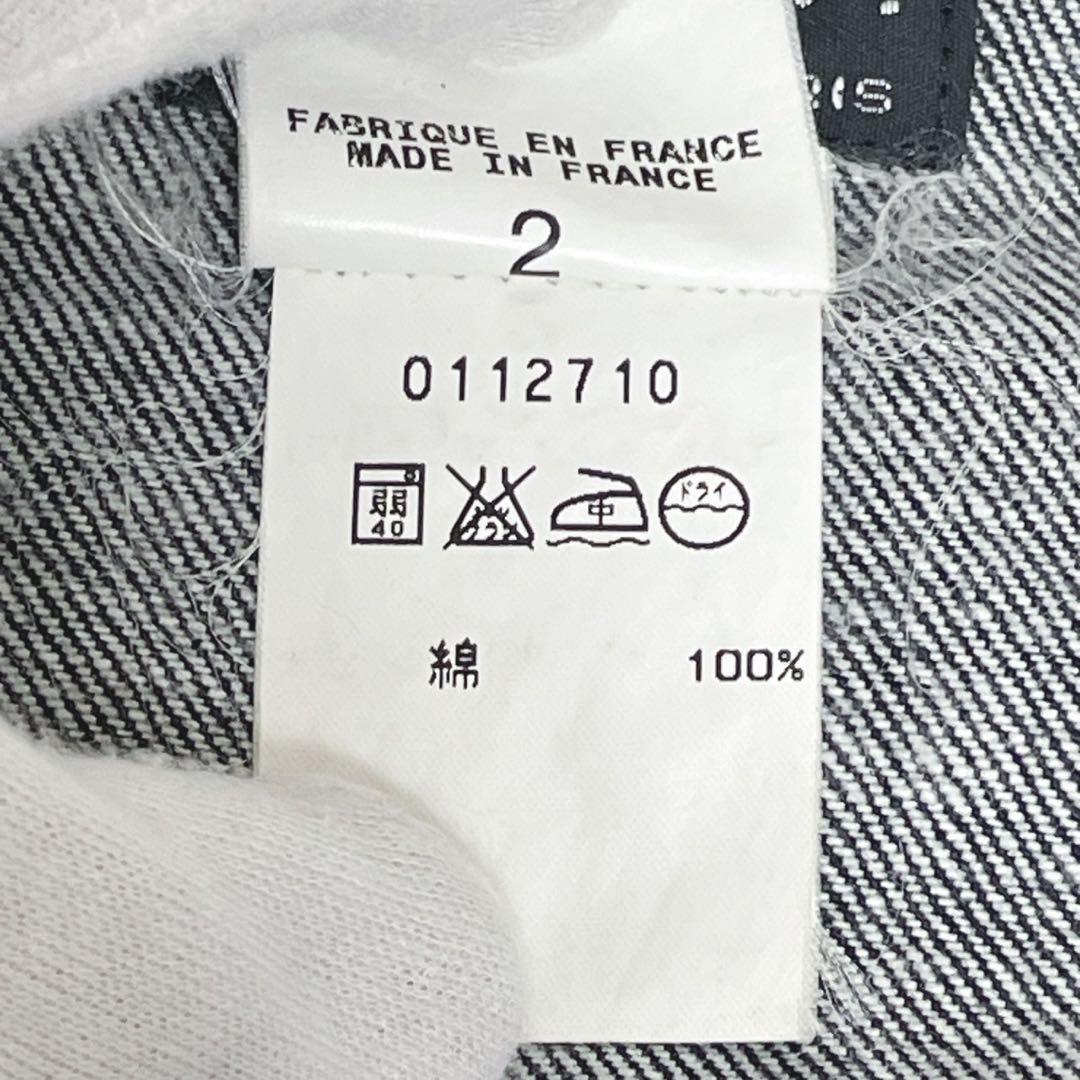 【濃紺】90s agnes b レディース デニムジャケット フランス製 2