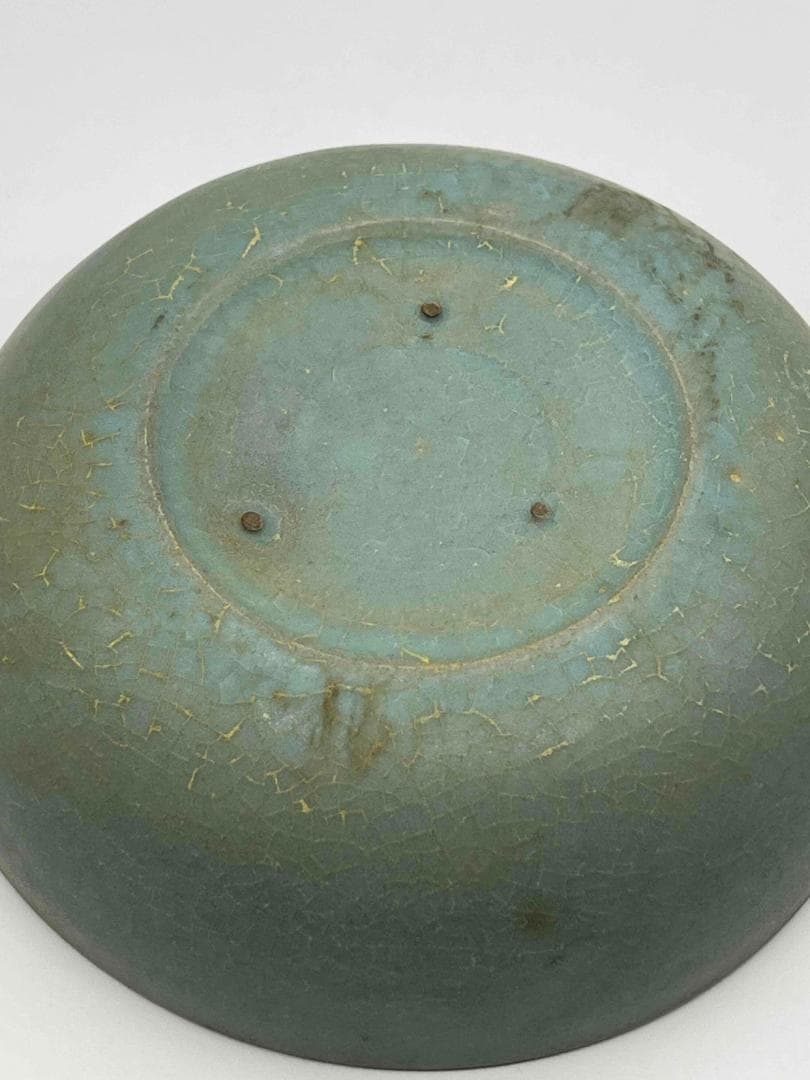 五代～北宋時代　青磁　汝官窯支釘洗　北方青磁　南宋官窯　支針焼き(C-69)