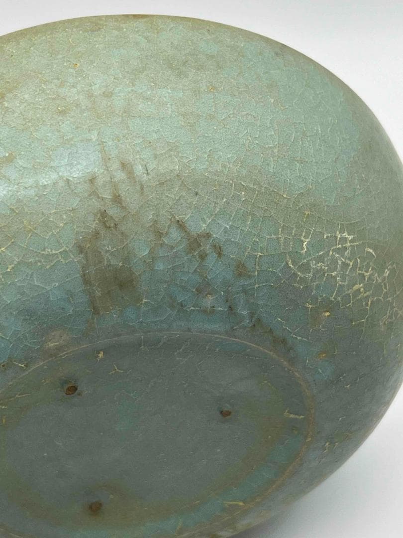 五代～北宋時代　青磁　汝官窯支釘洗　北方青磁　南宋官窯　支針焼き(C-69)
