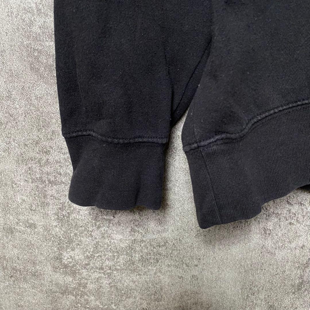 Stussy スウェット ブラック M ストックロゴ　ゆるだぼ 定番