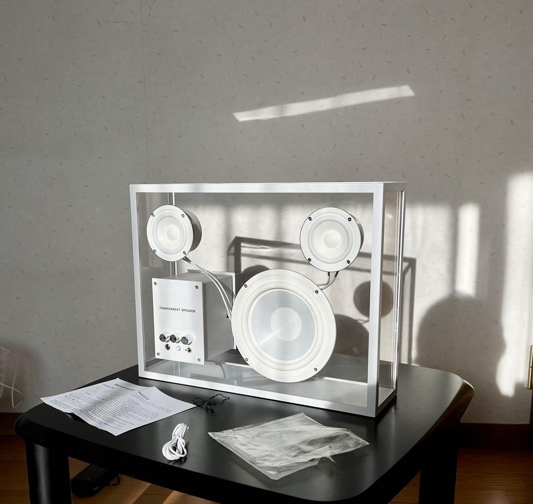 【リプロダクト】Transparent Speaker（ホワイト）