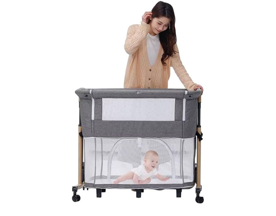 まーたん　ベビーベッド プレイヤード ZOOBLY 08yec