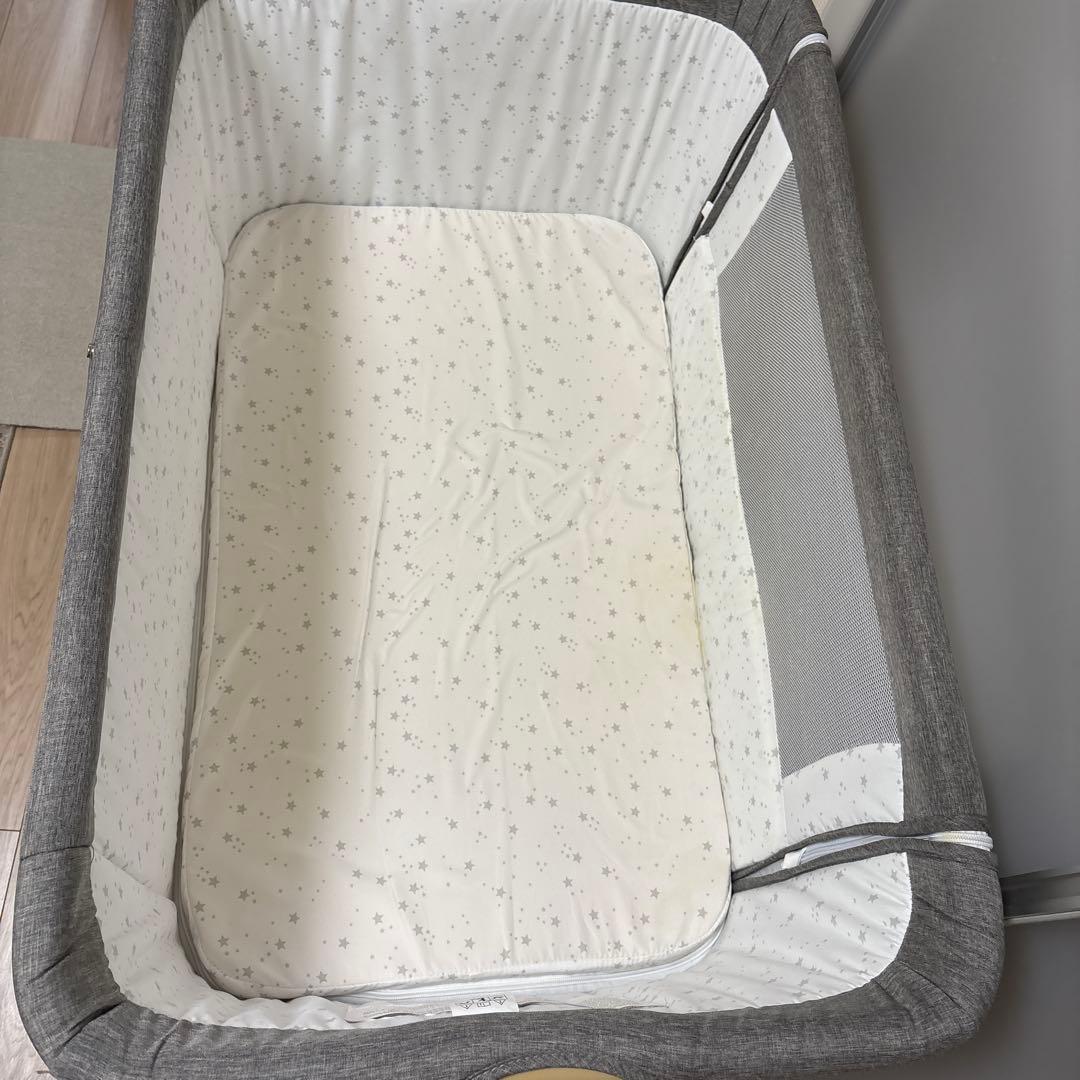 まーたん　ベビーベッド プレイヤード ZOOBLY 08yec