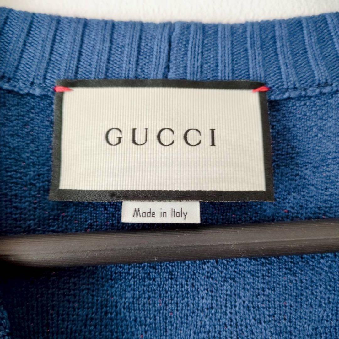 ◾︎極美品◾︎ グッチ ラメファブリックカーディガン GG シェリーライン カシミヤ