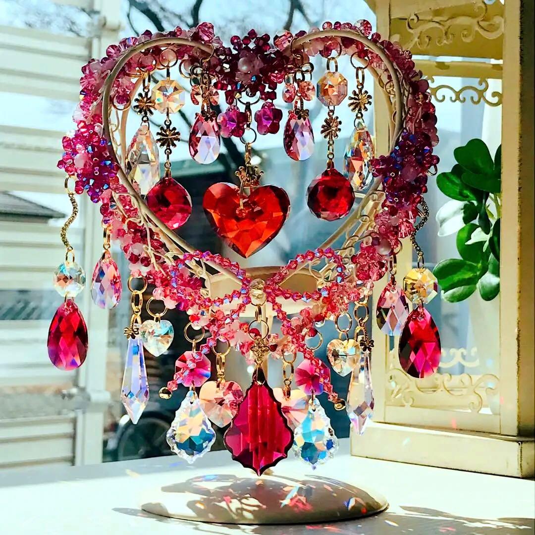 NORIP♡確認ページ✩.*˚再販ハートの置き型サンキャッチャー