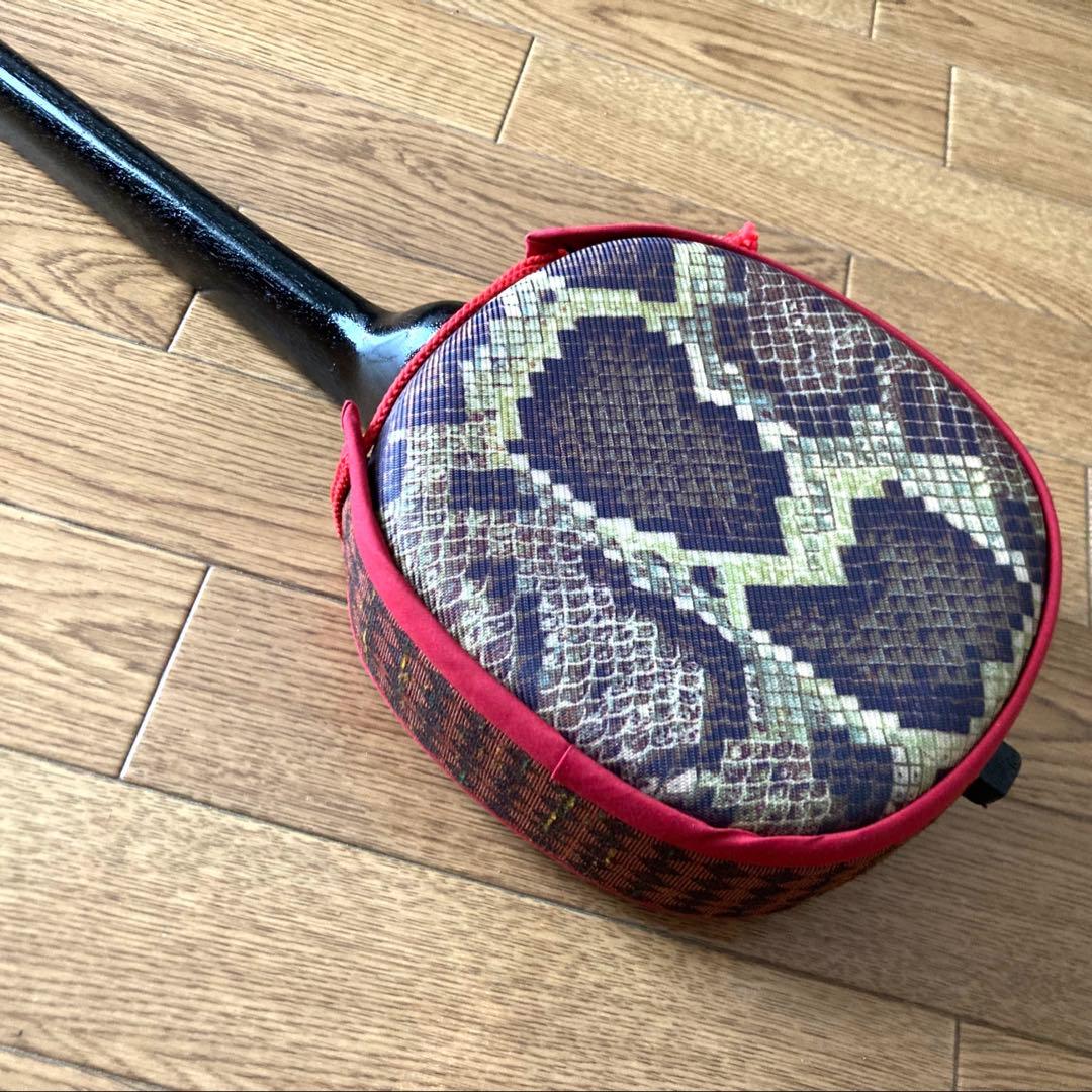 蛇皮「デザイン」の三線