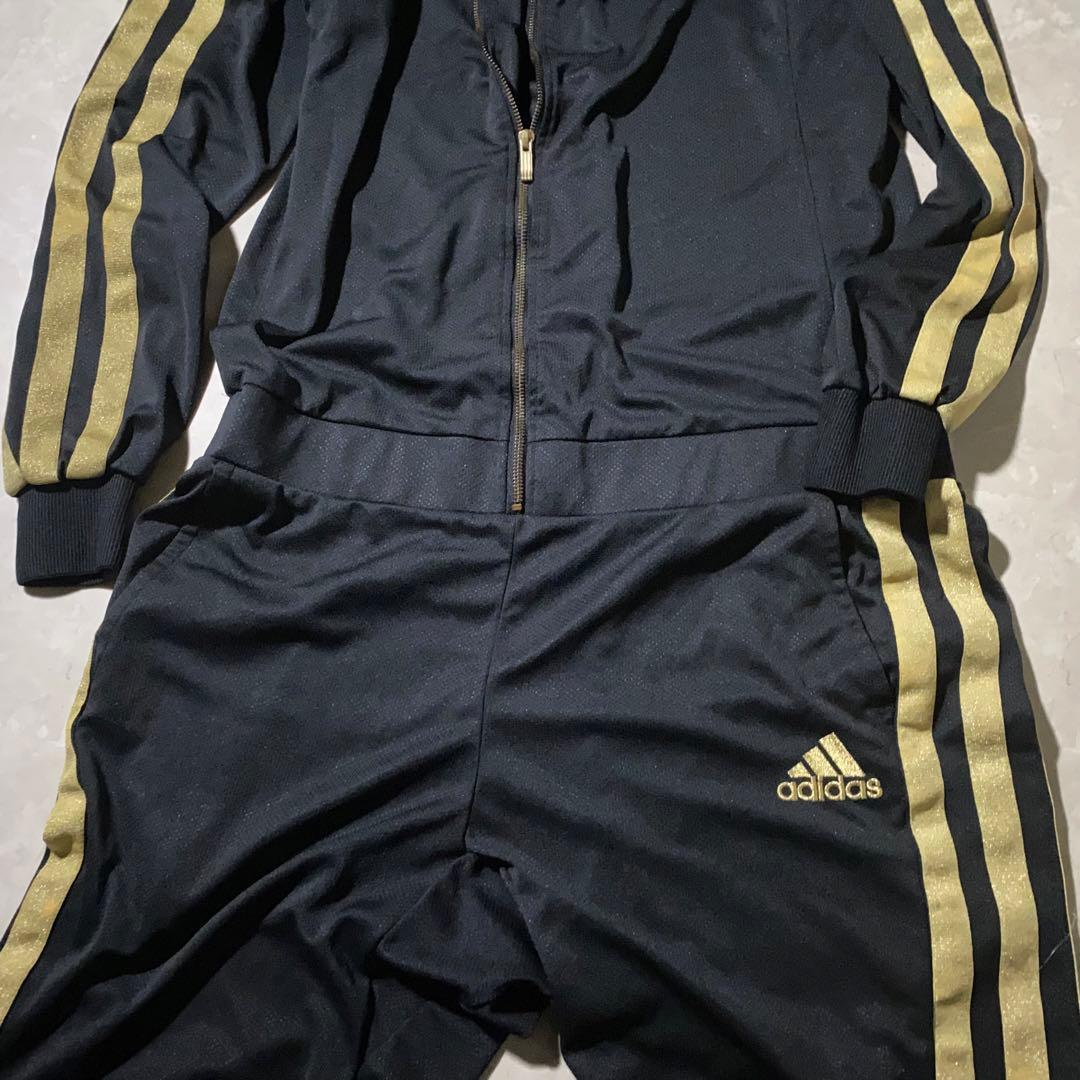 00s y2k adidas オールインワン ジャージ つなぎ オーバーオール