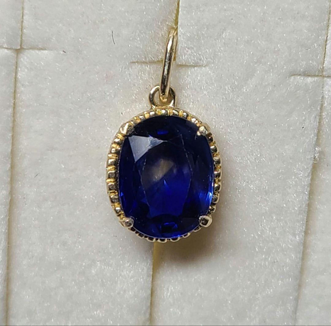 ニケ☆★スリランカ産ブルーサファイア、トルマリン★ペンダントトップオーダー