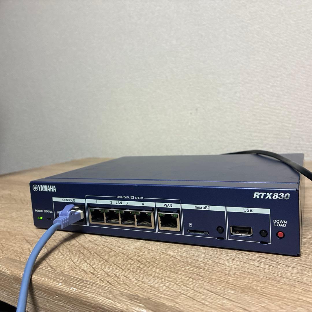 Yamaha RTX830 1週間保証　ケーブル付き