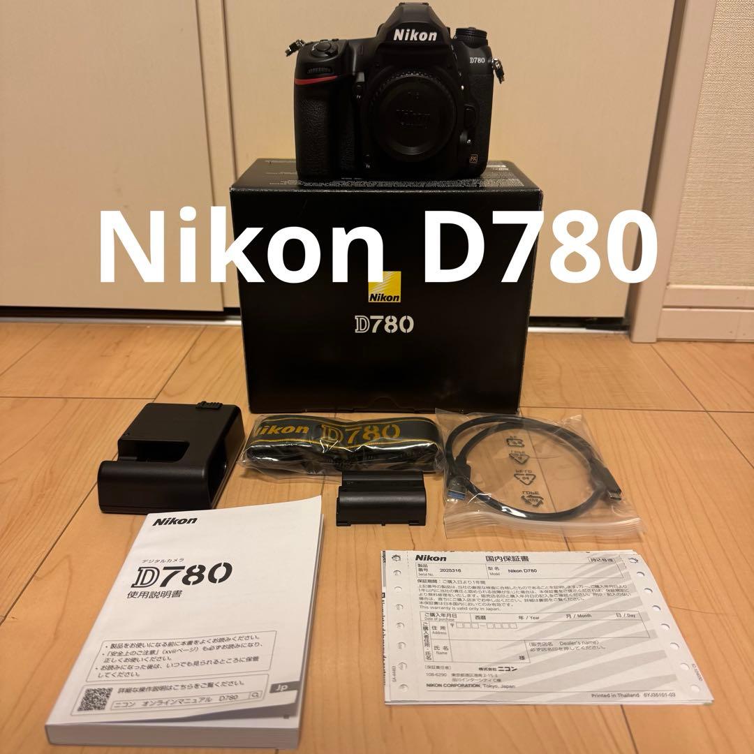 【撮影500枚】ニコン D780 ボディ デジタル一眼レフカメラ