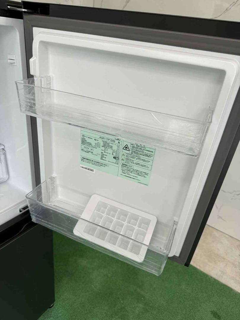 【AQUA 2024年製・169L】2ドア冷蔵庫 AQR-17P (DS) 美品