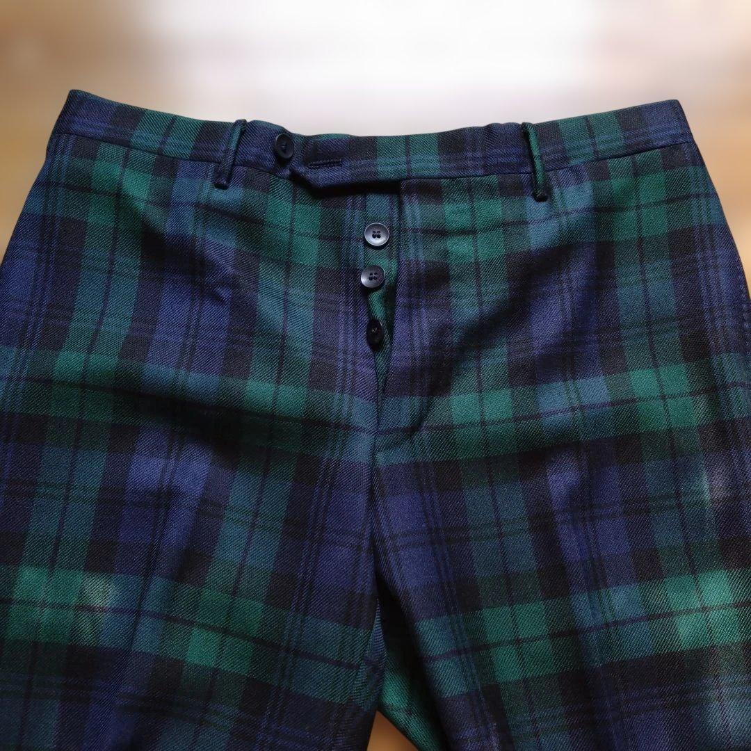 美品イタリア製 ロータROTA ブラックウォッチ サイズ50 シップス購入品