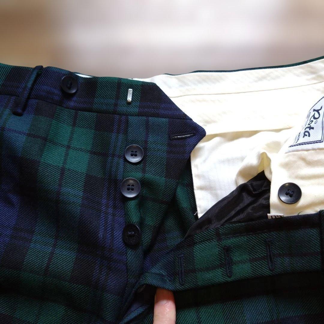 美品イタリア製 ロータROTA ブラックウォッチ サイズ50 シップス購入品