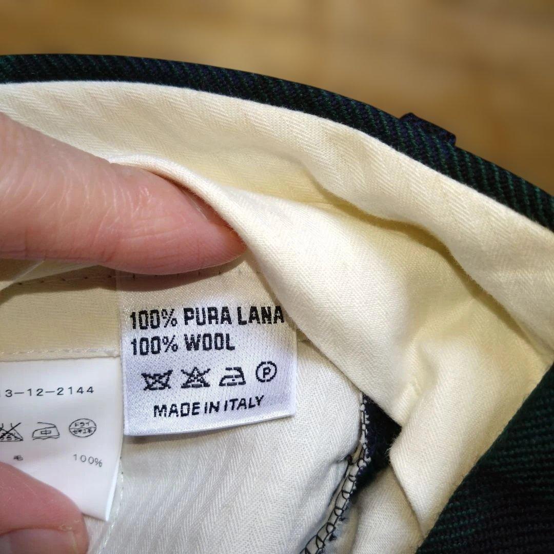 美品イタリア製 ロータROTA ブラックウォッチ サイズ50 シップス購入品