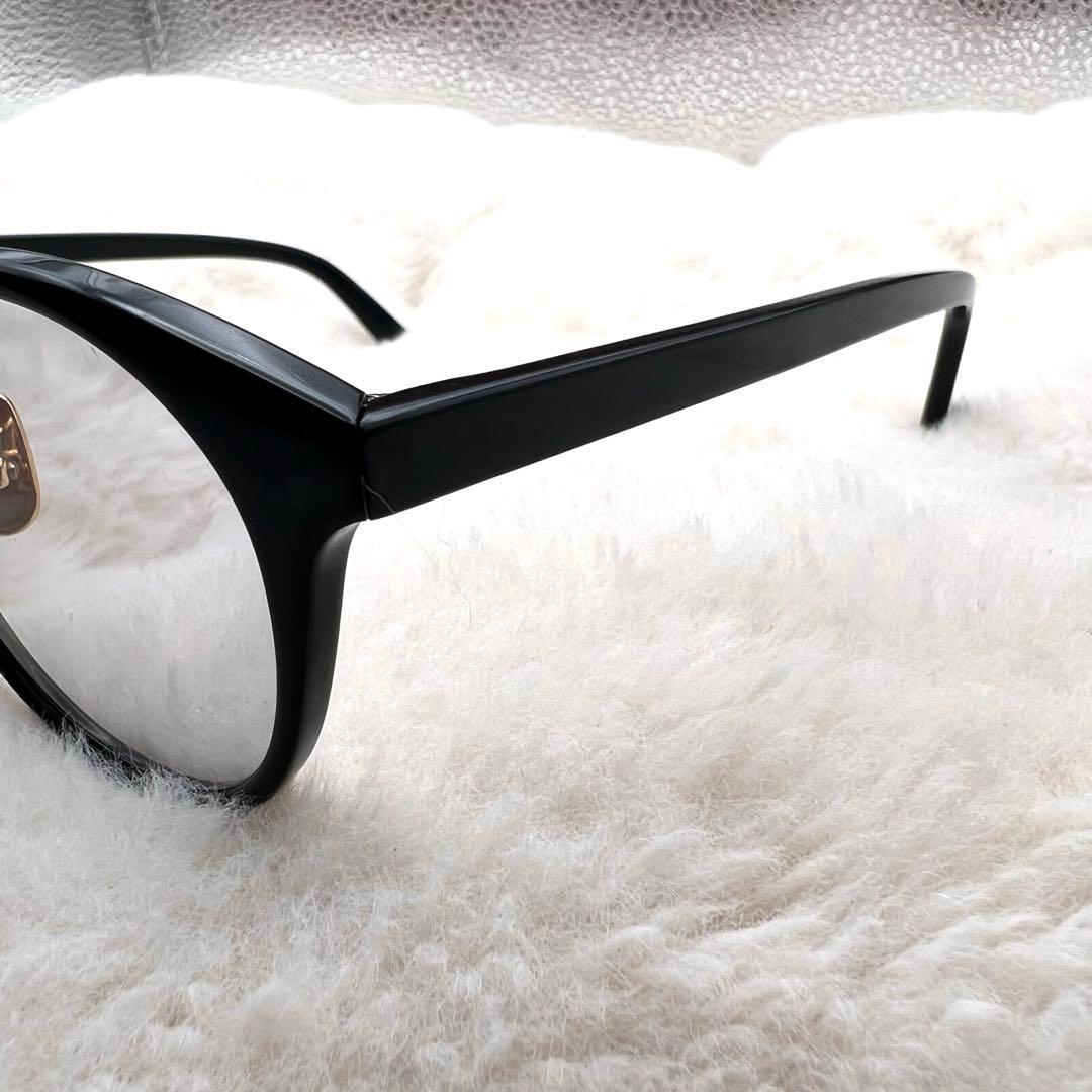 美品✨ A.D.S.R EDDIE 01 メガネ ブラック系 ゴールド 男女兼用