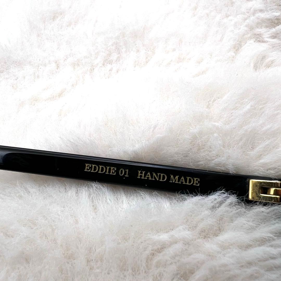 美品✨ A.D.S.R EDDIE 01 メガネ ブラック系 ゴールド 男女兼用