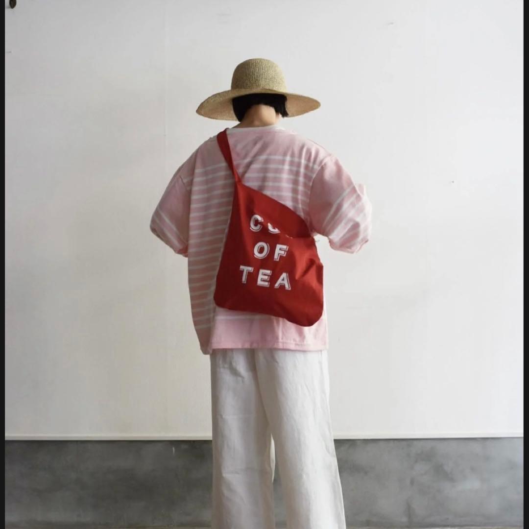 OUTILTORICOT AAST ピンク ストライプ 長袖カットソー