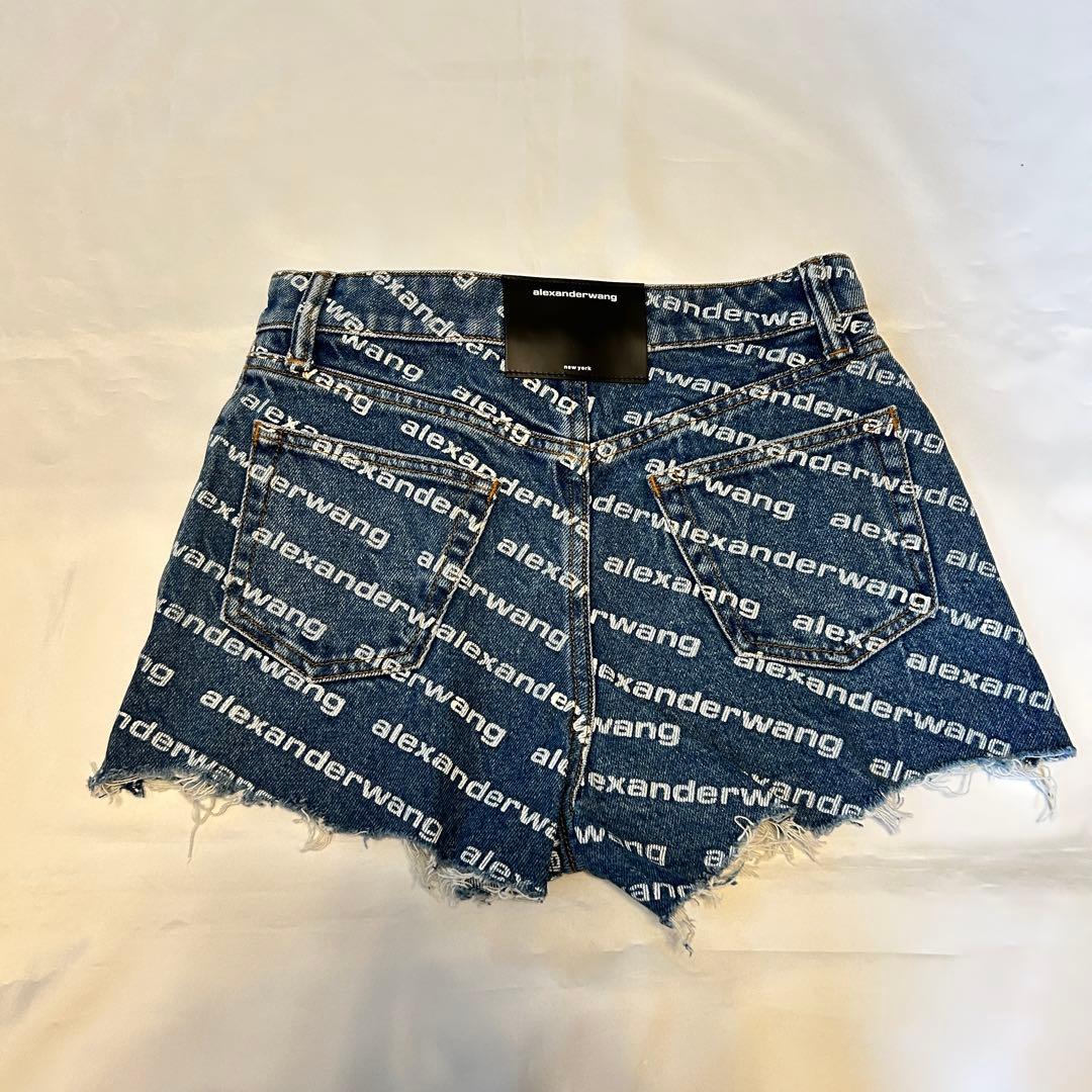 ■alexander wang Bite ロゴ ハイライズ ショートパンツ■