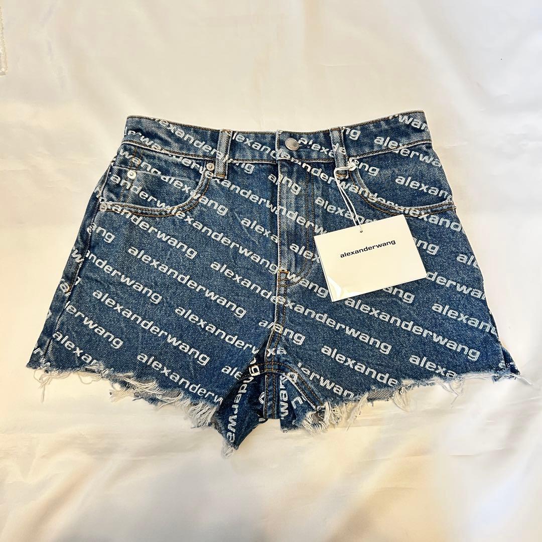 ■alexander wang Bite ロゴ ハイライズ ショートパンツ■