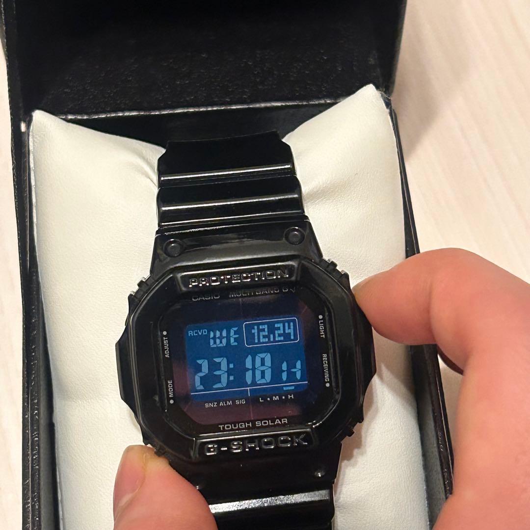 G-SHOCK GW-M5610BBソーラー駆動 デジタル腕時計 ブラック