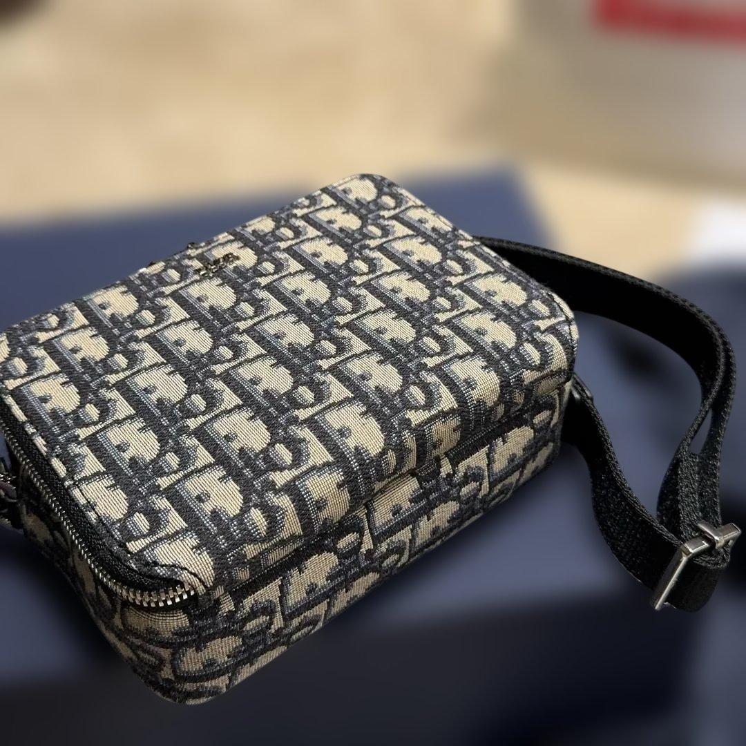 刺繡 ショルダーバッグ ブラック