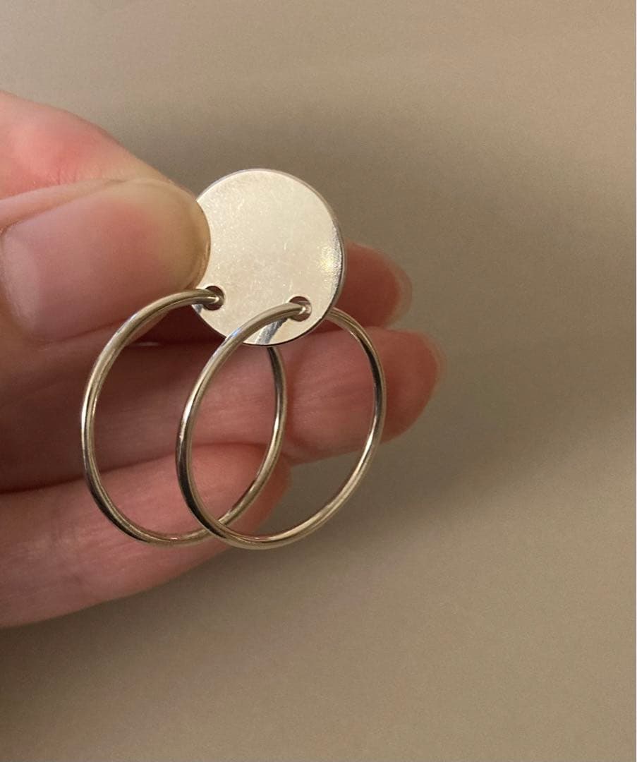 アクセサリー Born from Rock / Double Hoop Earring