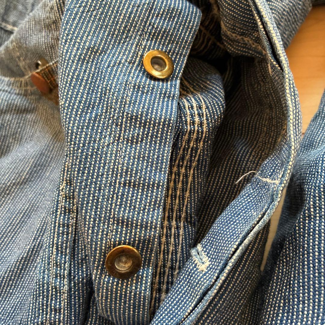 ヴィンテージ ピンヒッコリー　つなぎ