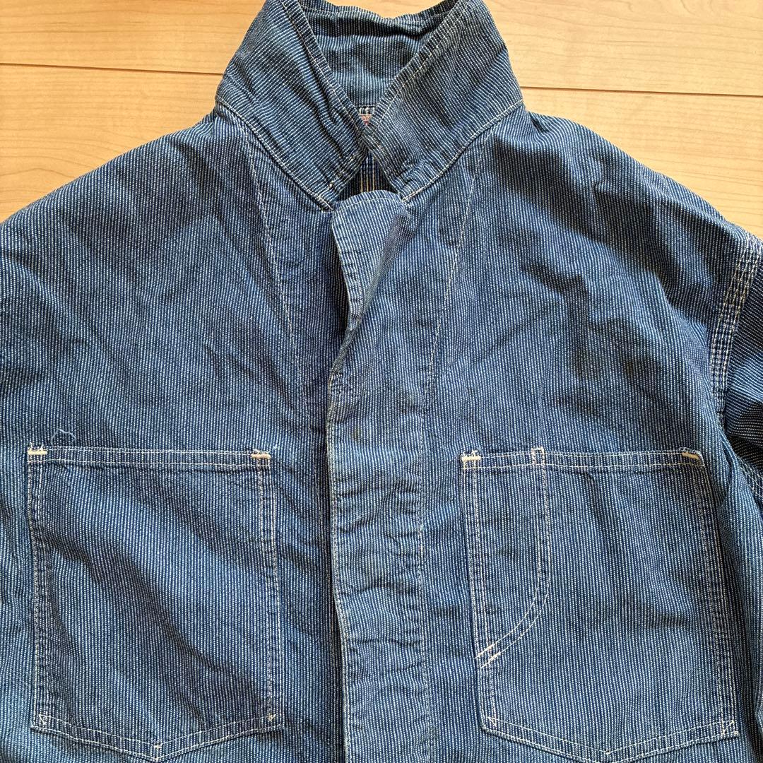 ヴィンテージ ピンヒッコリー　つなぎ