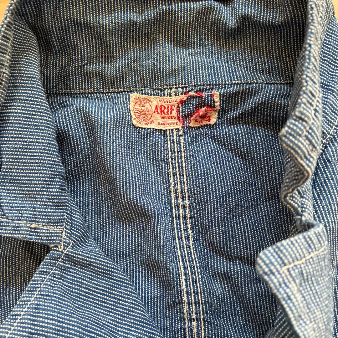 ヴィンテージ ピンヒッコリー　つなぎ