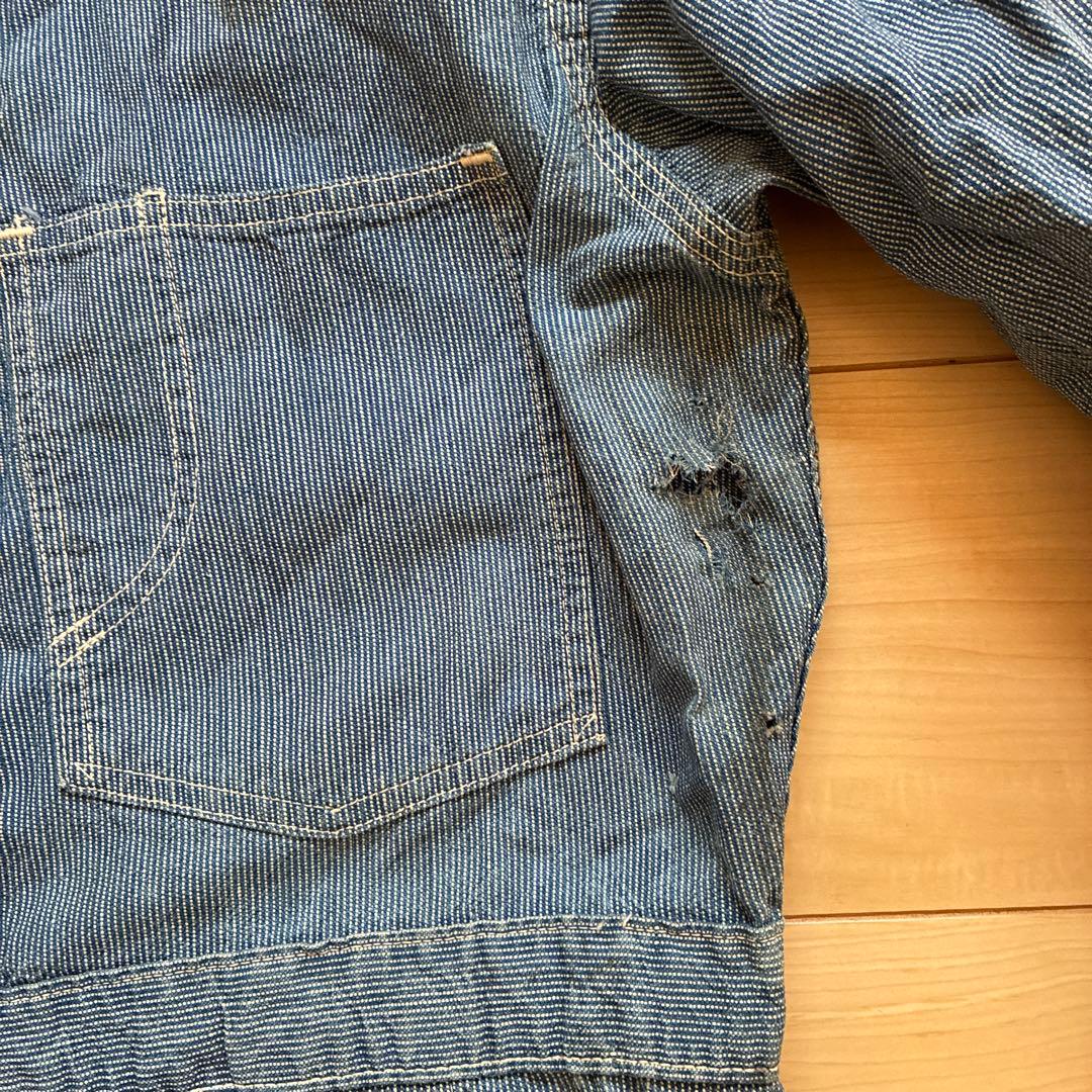 ヴィンテージ ピンヒッコリー　つなぎ