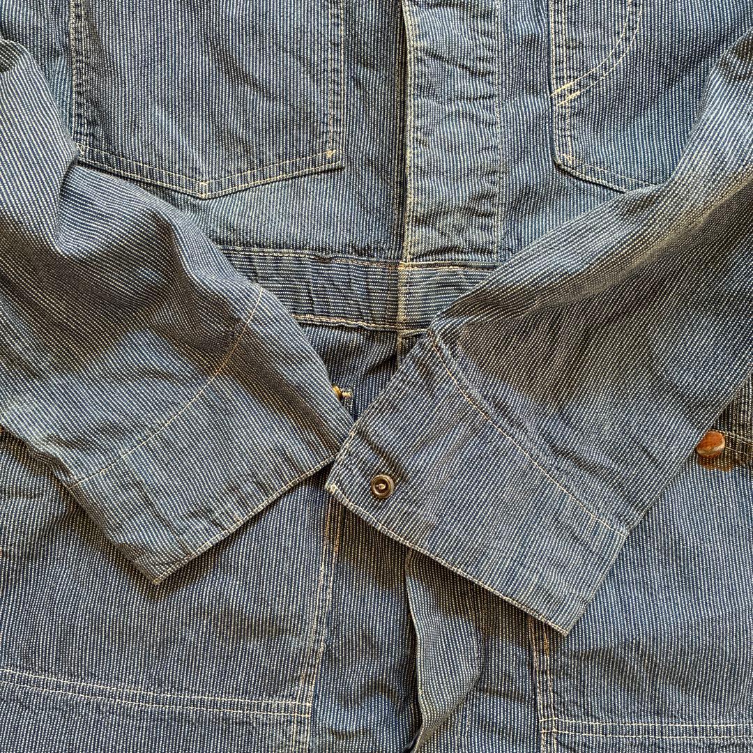 ヴィンテージ ピンヒッコリー　つなぎ