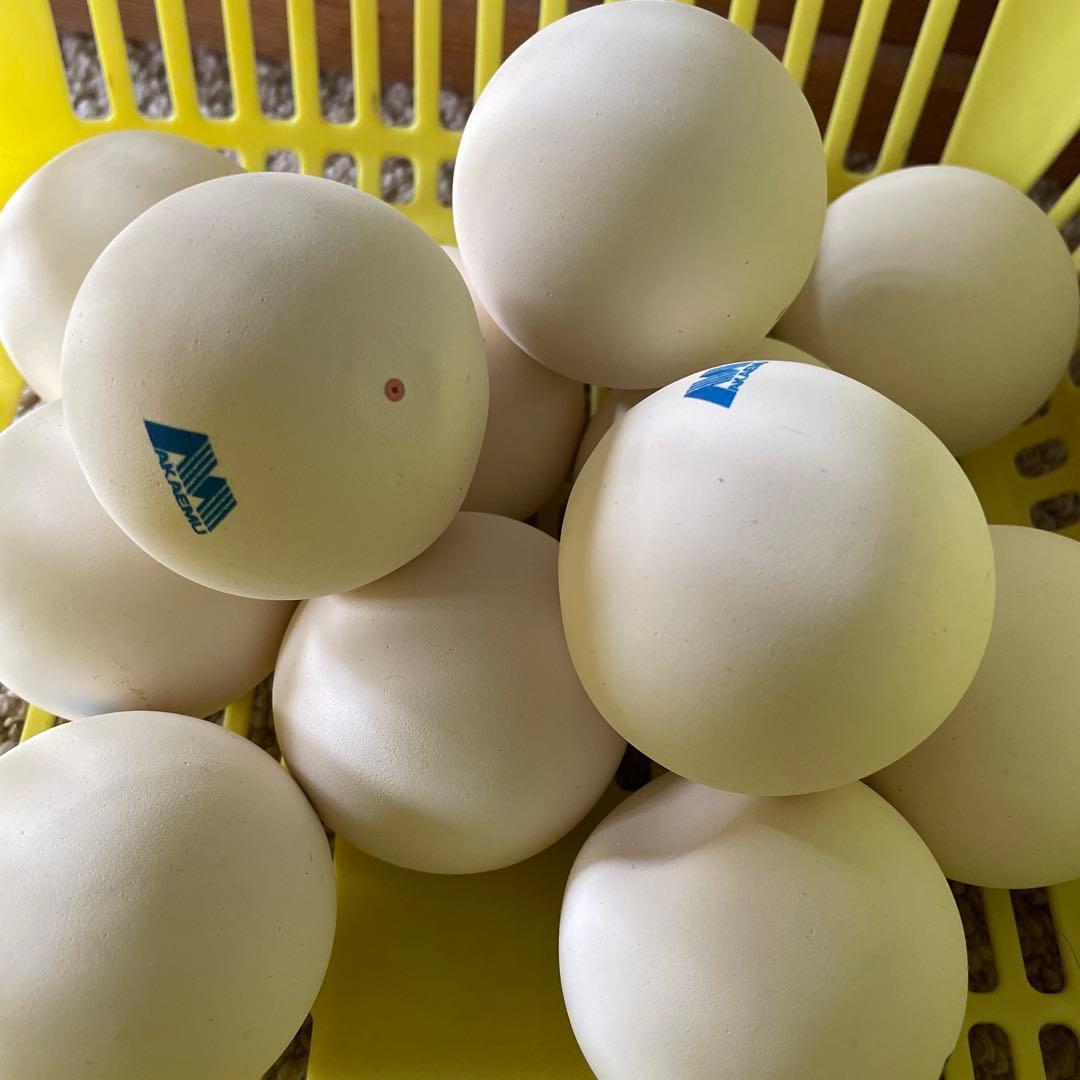 【早い者勝ち】ソフトテニス ボール アカエム 96球 美品