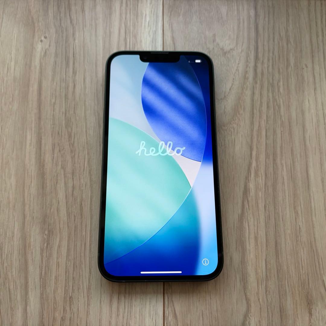 【美品】iPhone13 本体 グリーン 128GB SIMフリー