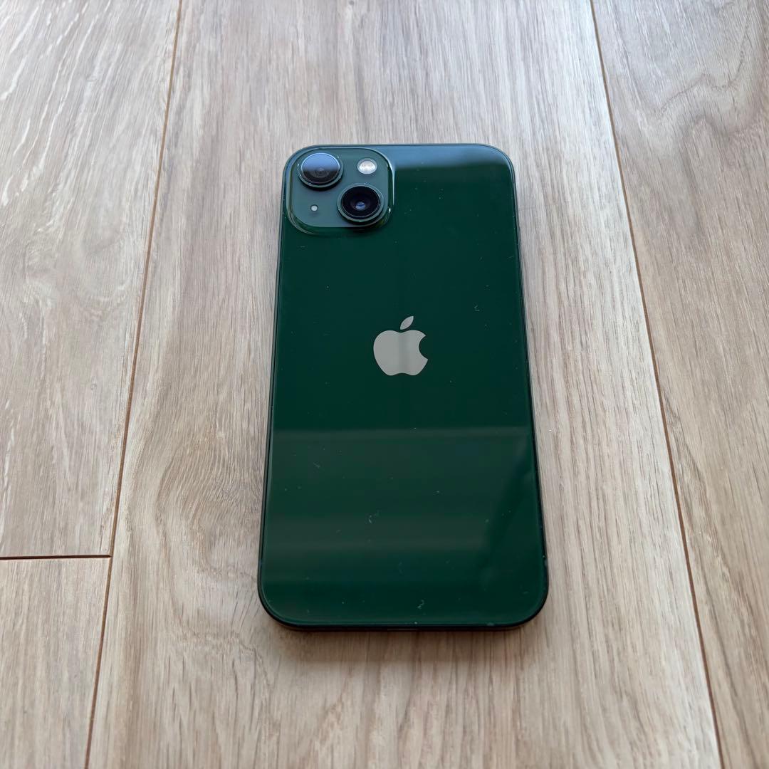【美品】iPhone13 本体 グリーン 128GB SIMフリー