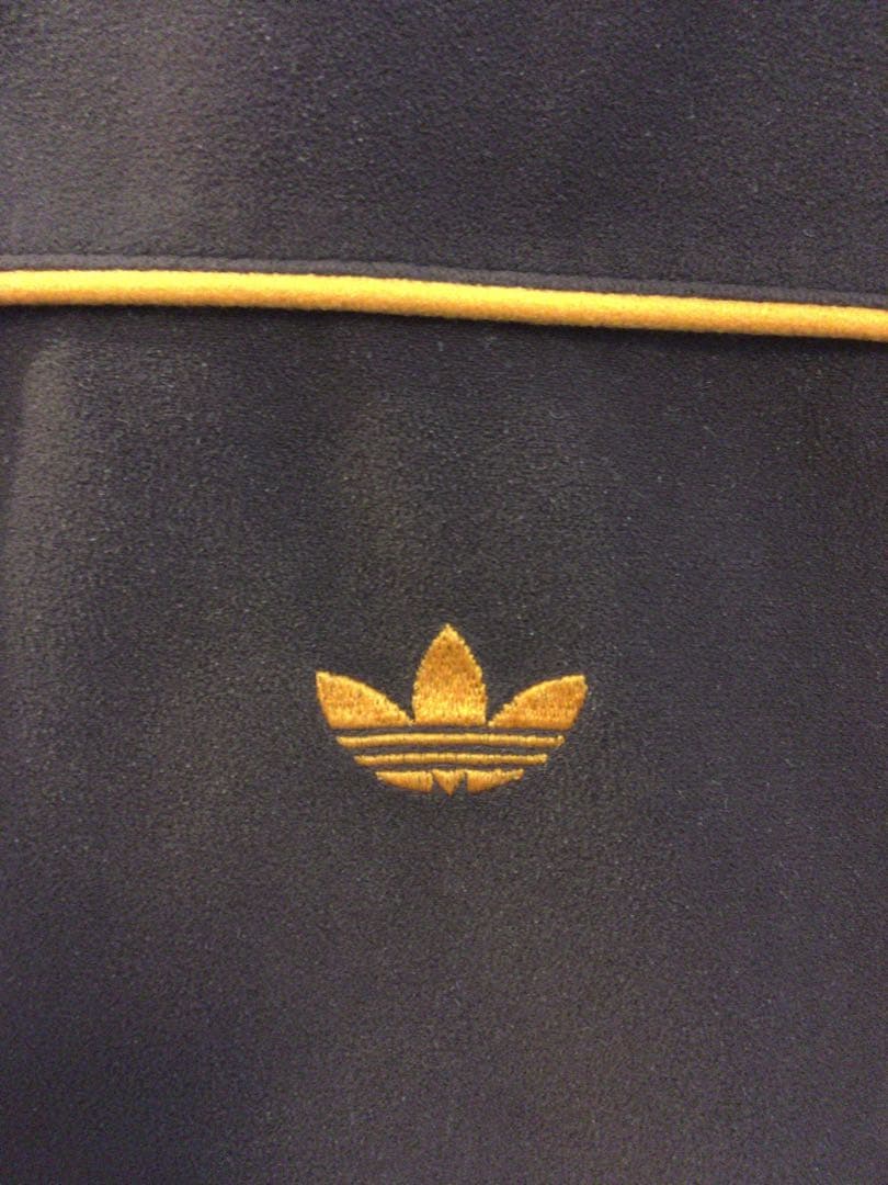 ★大幅値下★【希少・美品】y2k adidas 刺繍トレフォイルロゴ 万国旗タグ