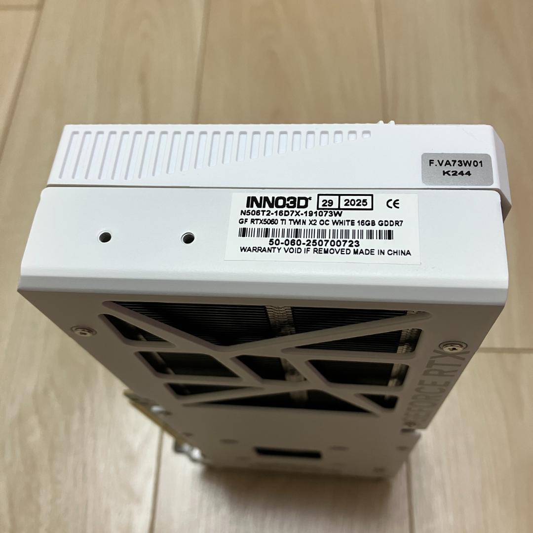 グラフィックボード・グラボ・ビデオカード INNO3D GeForce RTX 5060Ti 16GB