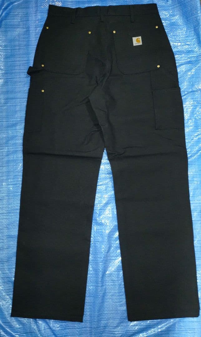 Carhartt ダブルニー w34×L32 USA製 ブラック ペインター