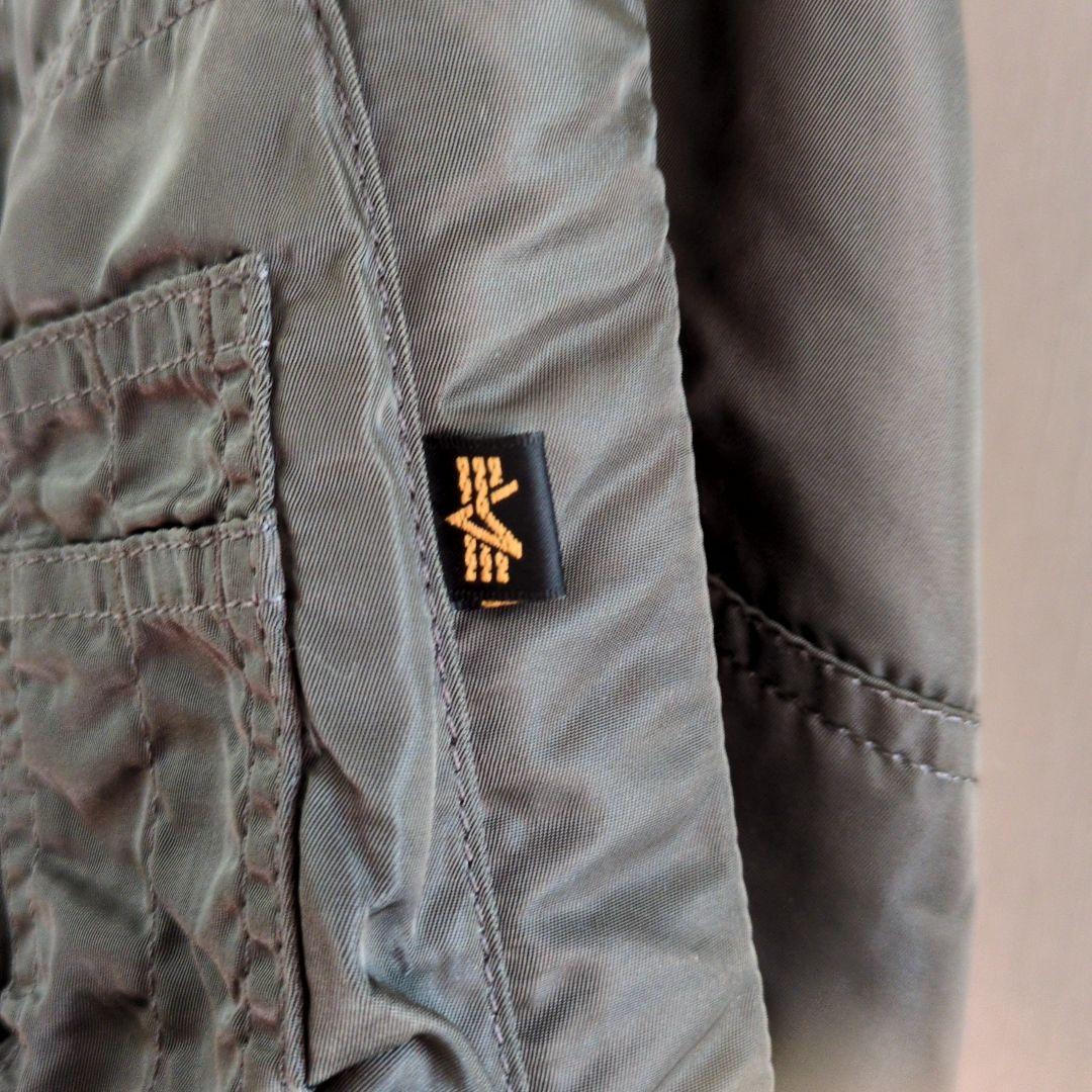 美品 ALPHA N-3B フライトジャケット ミリタリー ジャケット カーキ