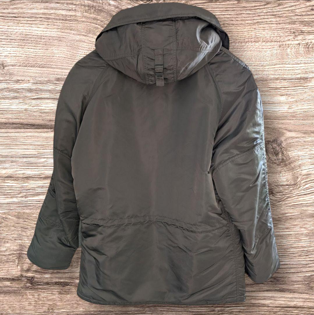 美品 ALPHA N-3B フライトジャケット ミリタリー ジャケット カーキ