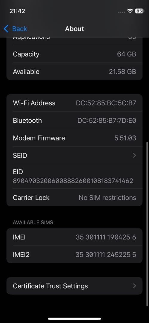 【値下】iPhone 12mini 青 64GB