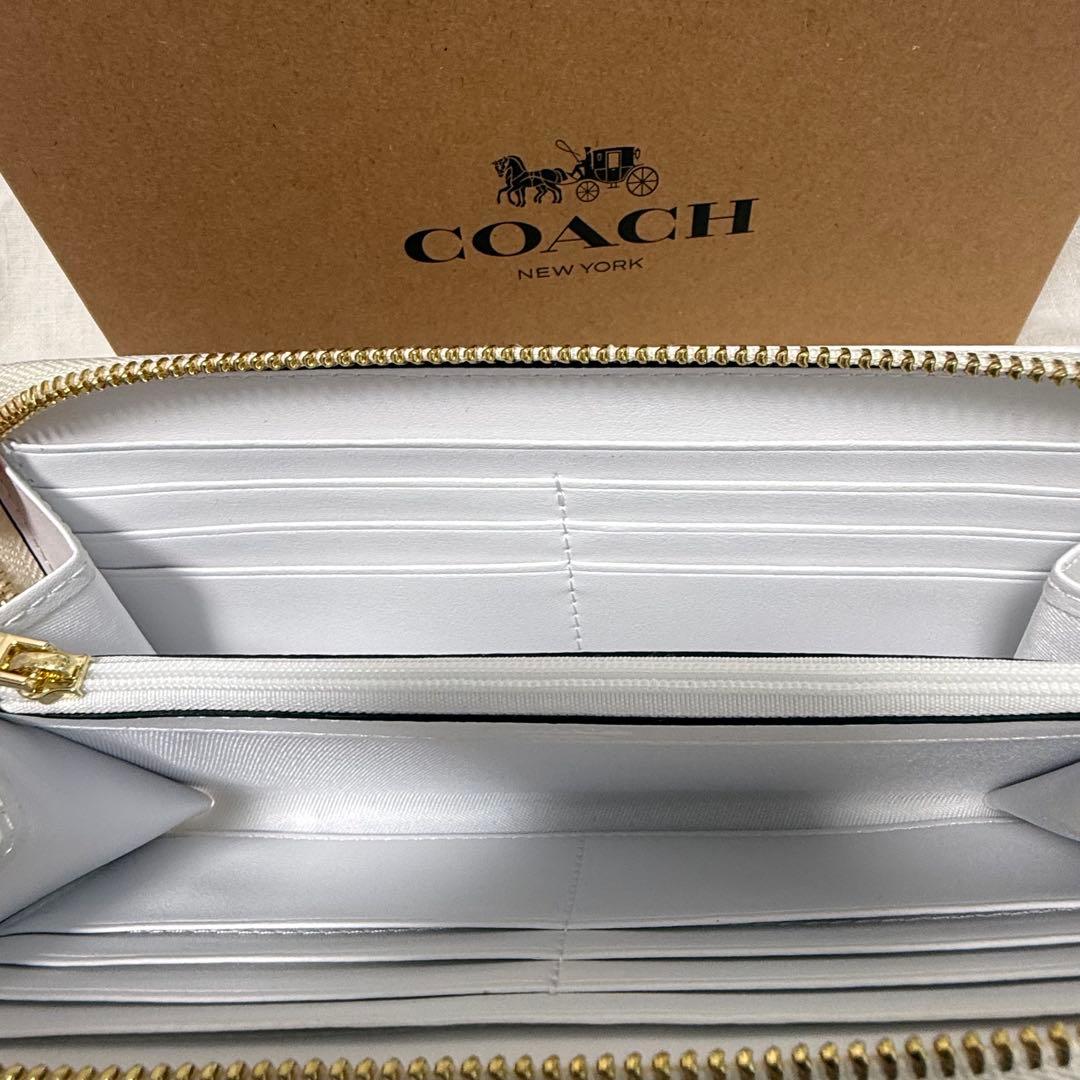【新品未使用】coach COACH 長財布 白 財布