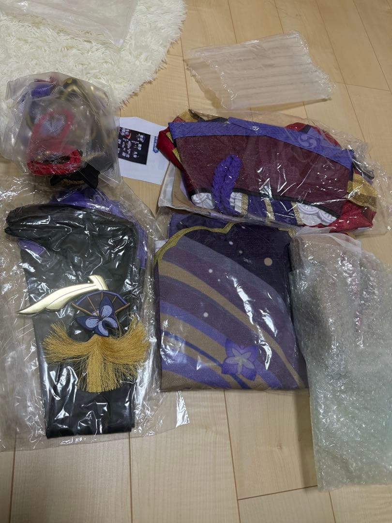 雷電将軍 ゲンシンインパクトDOKIDOKI SR コスプレ衣装と靴サイズM