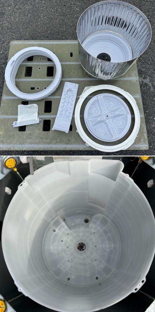 地域限定送料無料　美品 シャープ 家電2点セット！152L 冷蔵庫・6㎏ 洗濯機