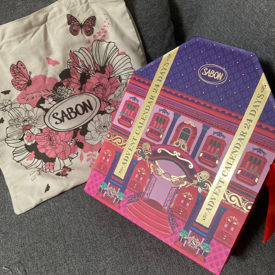 新品未使用　未開封　SABON アドベントカレンダー2024 エコバッグ付き