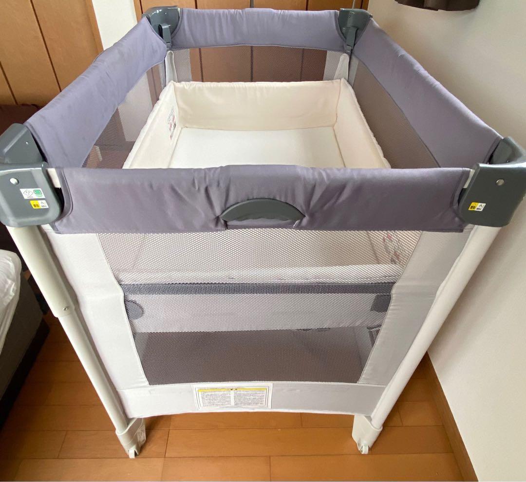 Aprica アップリカ ココネルエアー　折りたたみ式ベビーベッド
