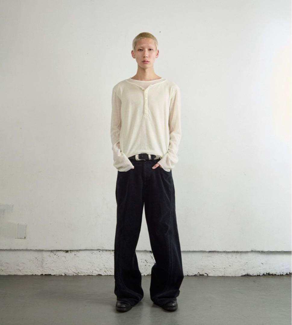 完売品 NVRFRGT 3D TWISTED WIDE LEG 5P PANTS