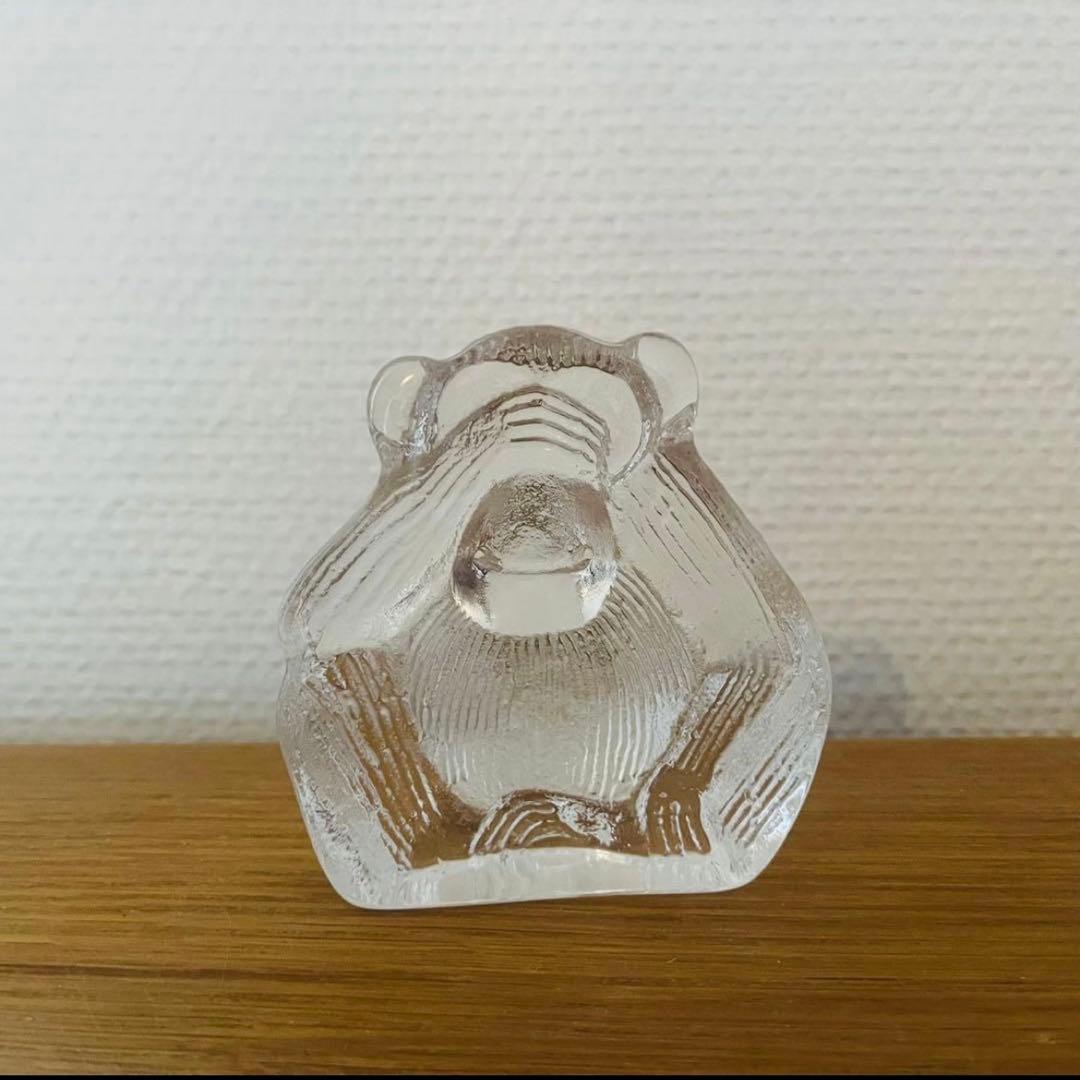 ✳︎ Krona✳︎ リサラーソン　見猿　ガラス